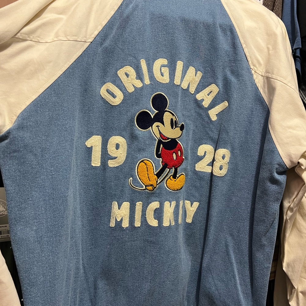 Original Mickey Mouse 1928 VARSITY Denim Jacket